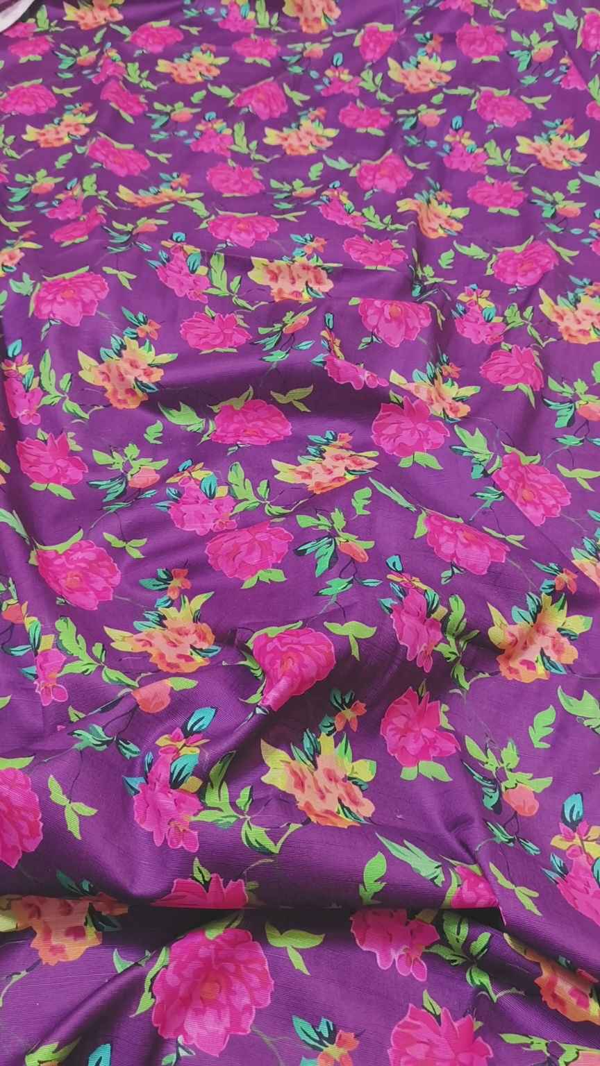 🥳 Sale Sale M-164  Imported Digital Soft Khaddar Same print Shirt & Truzer 2pc