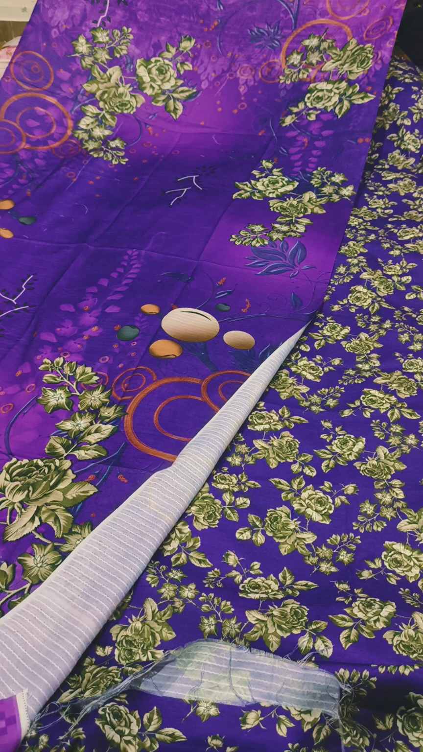 3pc 🥳😱 Sale Sale M-6442  Imported Digital Dorria Soft Khadder 3pc suit