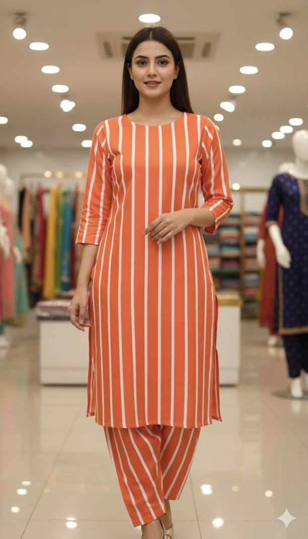 🥳 Big Sale Sale M-77   Imported Luxury Korean Kotrai Woolen Velvet Same print Shirt & Truzer 2pc