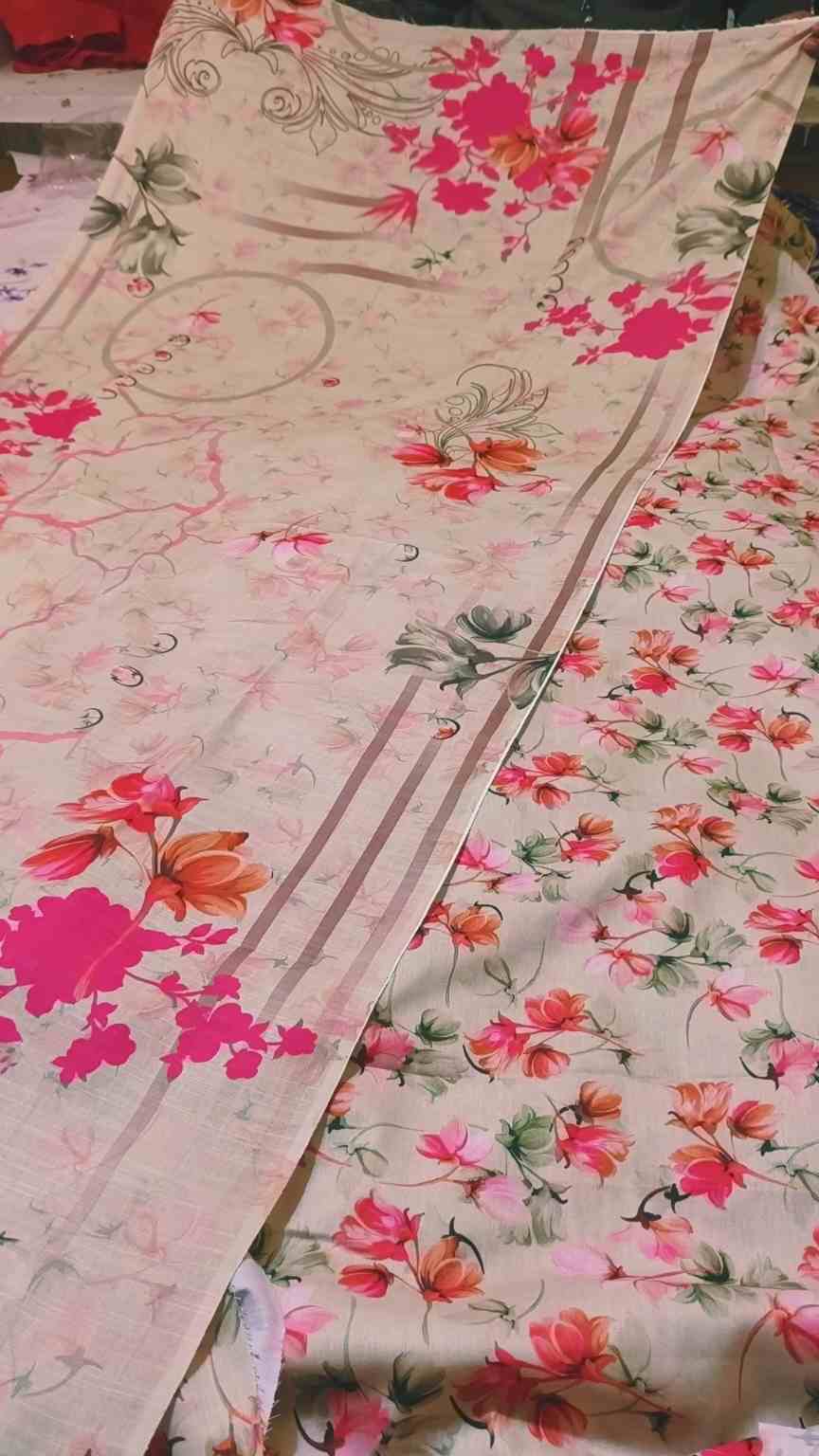 3pc 🥳😱 Sale Sale M-88  Imported Digital Dorria Soft Khadder 3pc suit