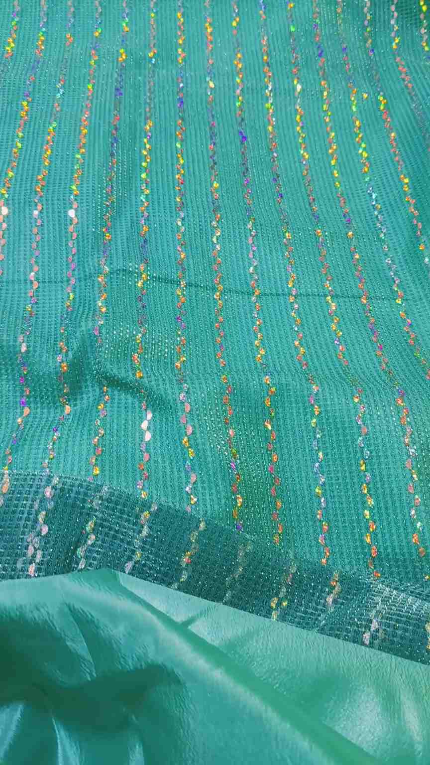 🥳 Sale Sale M-153  Imported Fancy Multi Shade Soft Moonlight Shirt & Kattan Silk inner with trouser 2pc