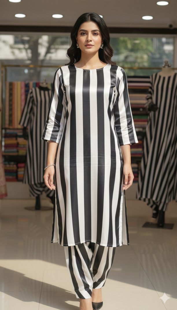 🥳Big Sale 🥳 Sale Sale M-232   Imported Korean Shamoze Silk Same print Shirt & Truzer 2pc -