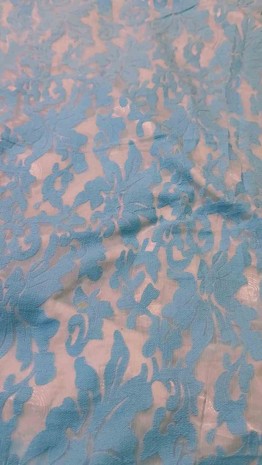 🥳 Sale Sale M-261 Imported Embossed Chickenkari Embroidery in Korean print Georgette Shirt