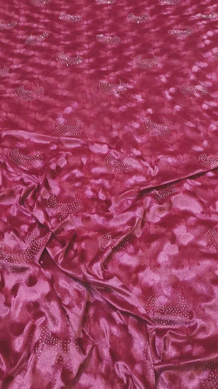 🥳 Big Sale M-309  Imported 3-D Nago Wali Palachi Velvet Same print Shirt & Truzer 2pc