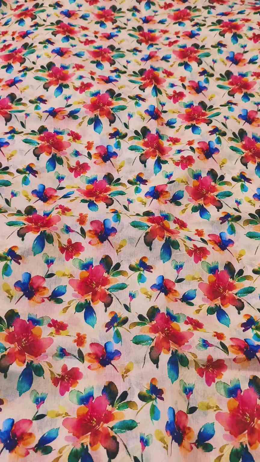 M-295 Imported Digital Pure Summer ⛱️ Lawn Same print Shirt & Truzer 2pc