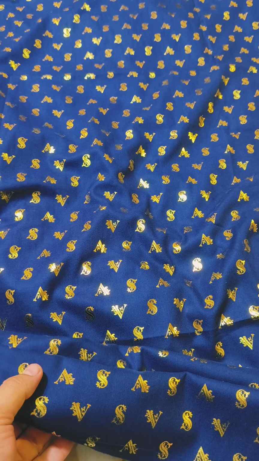 🥳 Sale Sale M-375  Imported Zaree Marina Wool Same print Shirt & Trouser 2pc