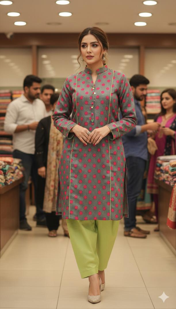 🥳 Big Sale M-303 Imported Woolen Fallalen 2pc