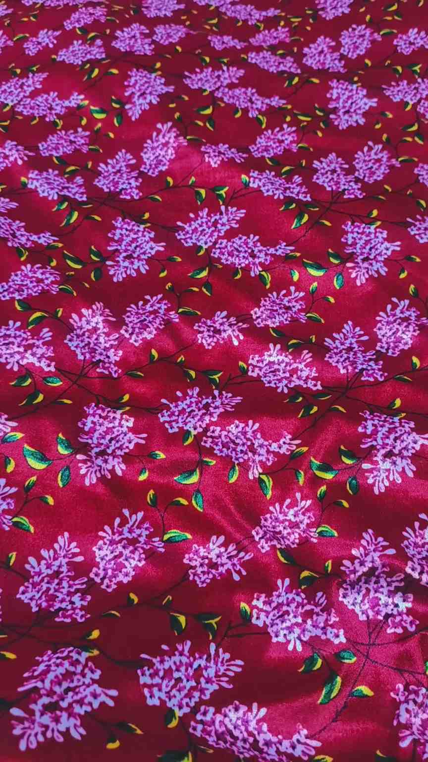 🥳 Big Sale M-340  Imported Digital Irish Velvet Same print Shirt & Truzer 2pc