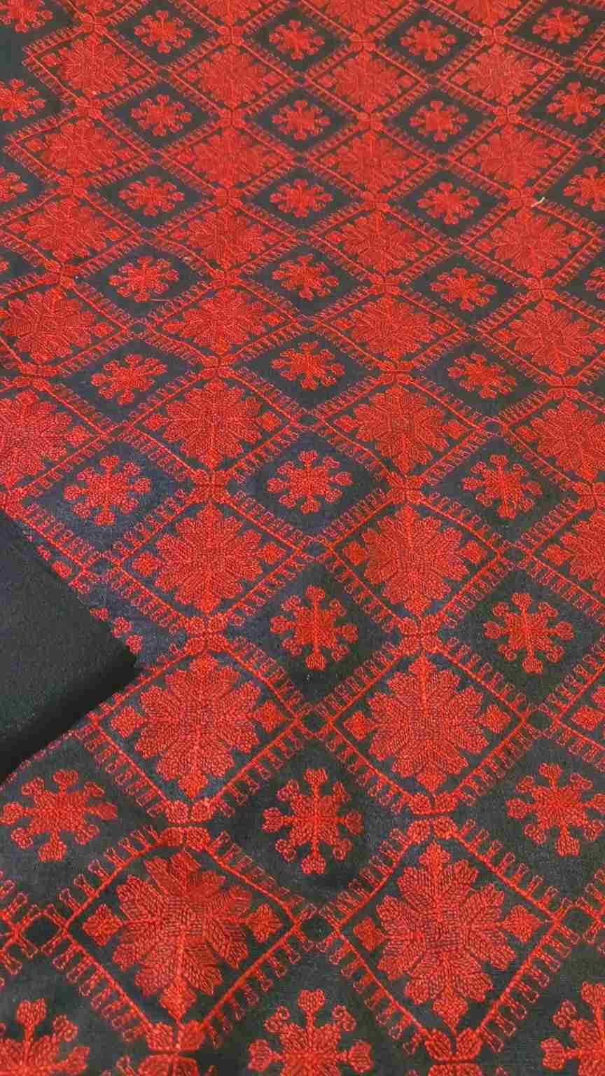 🥳 Sale Sale M-416   Imported Breezy Embroidery in karandi Soft Khadder stuff Shirt & Truzer 2pc