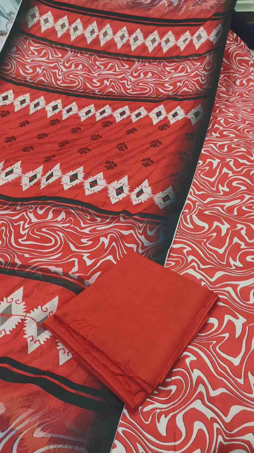 3pc 🥳😱 Sale Sale M-449  Imported Digital Dorria Soft Khadder 3pc suit