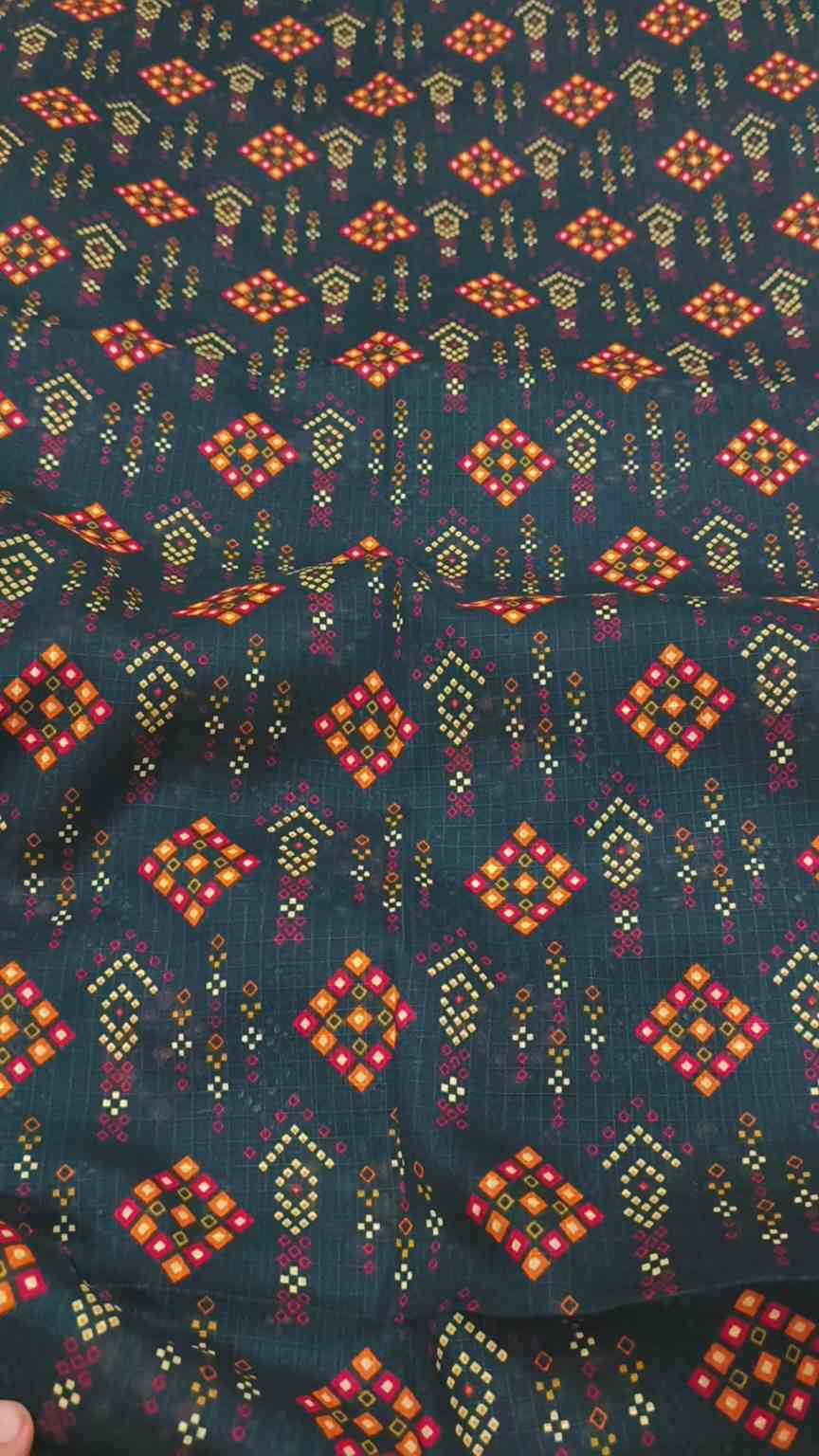 🥳 Sale Sale M-444  Imported Digital check-Base Dorria Pure Summer ⛱️ Lawn Same print Shirt & Truzer 2pc