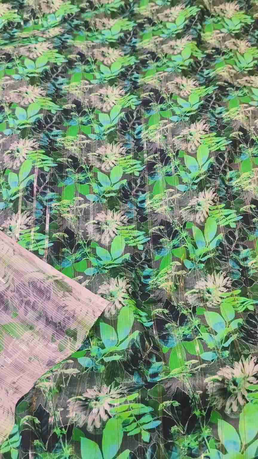 🥳 Sale Sale M-531  Imported Digital Zaree Line Pure Summer ⛱️ Lawn Same print Shirt & Truzer 2pc