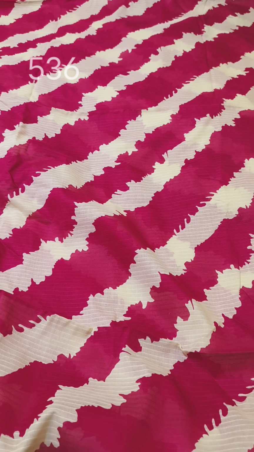 🥳 Sale Sale M-536 shocking pink  Imported Digital Bana Dorria Pure Summer ⛱️ Lawn Same print Shirt & Truzer 2pc