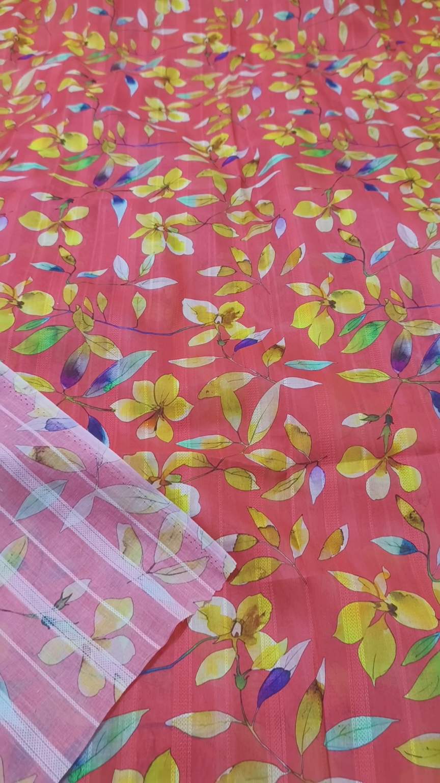 M-561  Imported Neno chickenKari Dorria Pure Summer ⛱️ Lawn Same print Shirt & Truzer 2pc