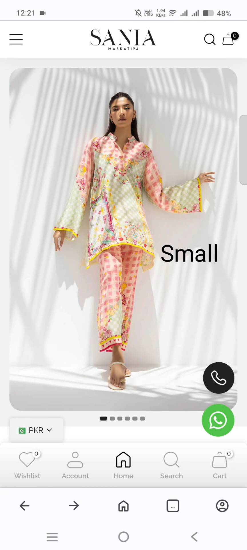🥳 Biggest Sale Ameero Waly Stitch Suit M-6115  International Designer (Sania Maskatiya) Stitch co-ord set Crepe Summer Dorria  Lawn 2pc   (Women Size (Length 32 & Chest 20)