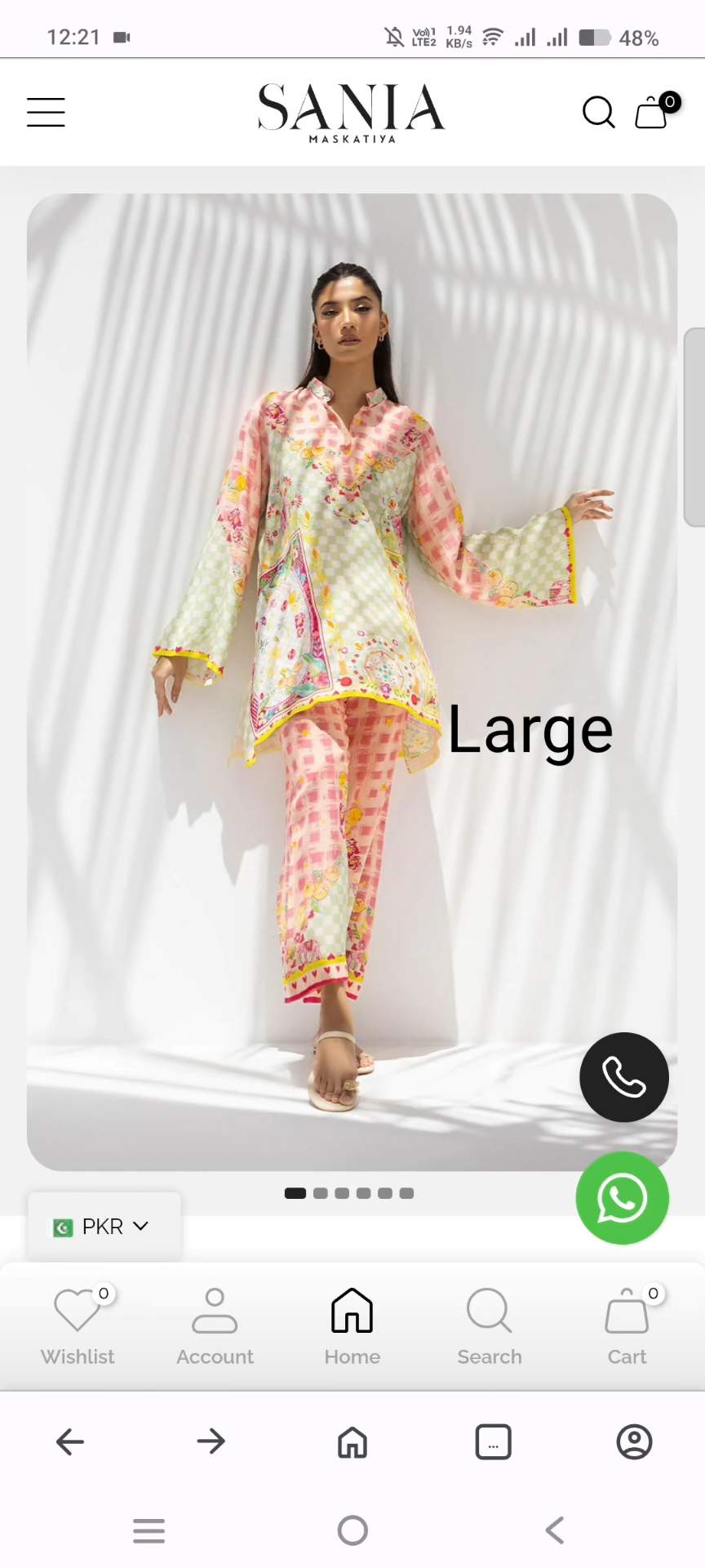 🥳 Biggest Sale Ameero Waly Stitch Suit M-6115  International Designer (Sania Maskatiya) Stitch co-ord set Crepe Summer Dorria  Lawn 2pc   (Women Size (Length 32 & Chest 23)