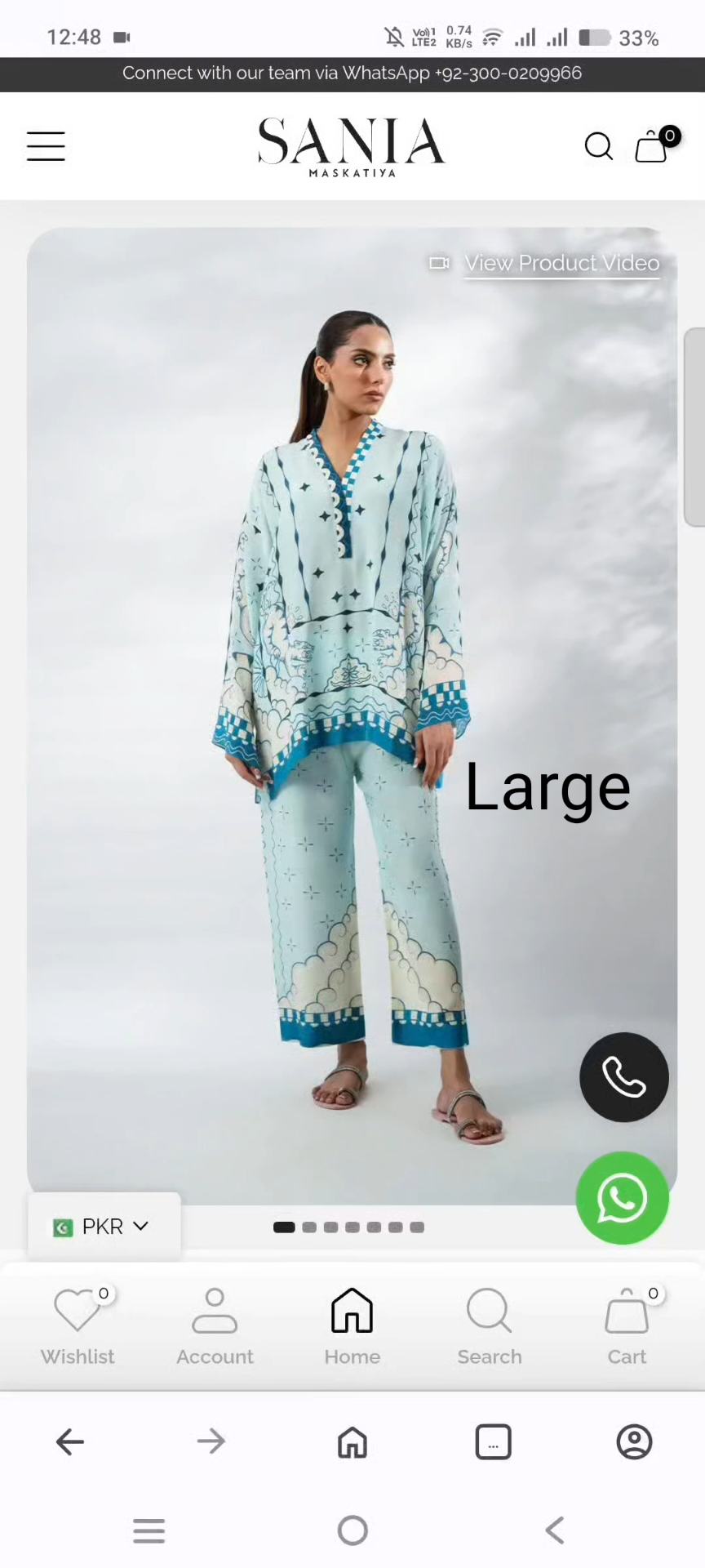 🥳 Biggest Sale Ameero Waly Stitch Suit M-6114  International Designer (Sania Maskatiya) Stitch co-ord set Crepe Summer Dorria  Lawn 2pc   (Women Size (Length 32 & Chest 23)