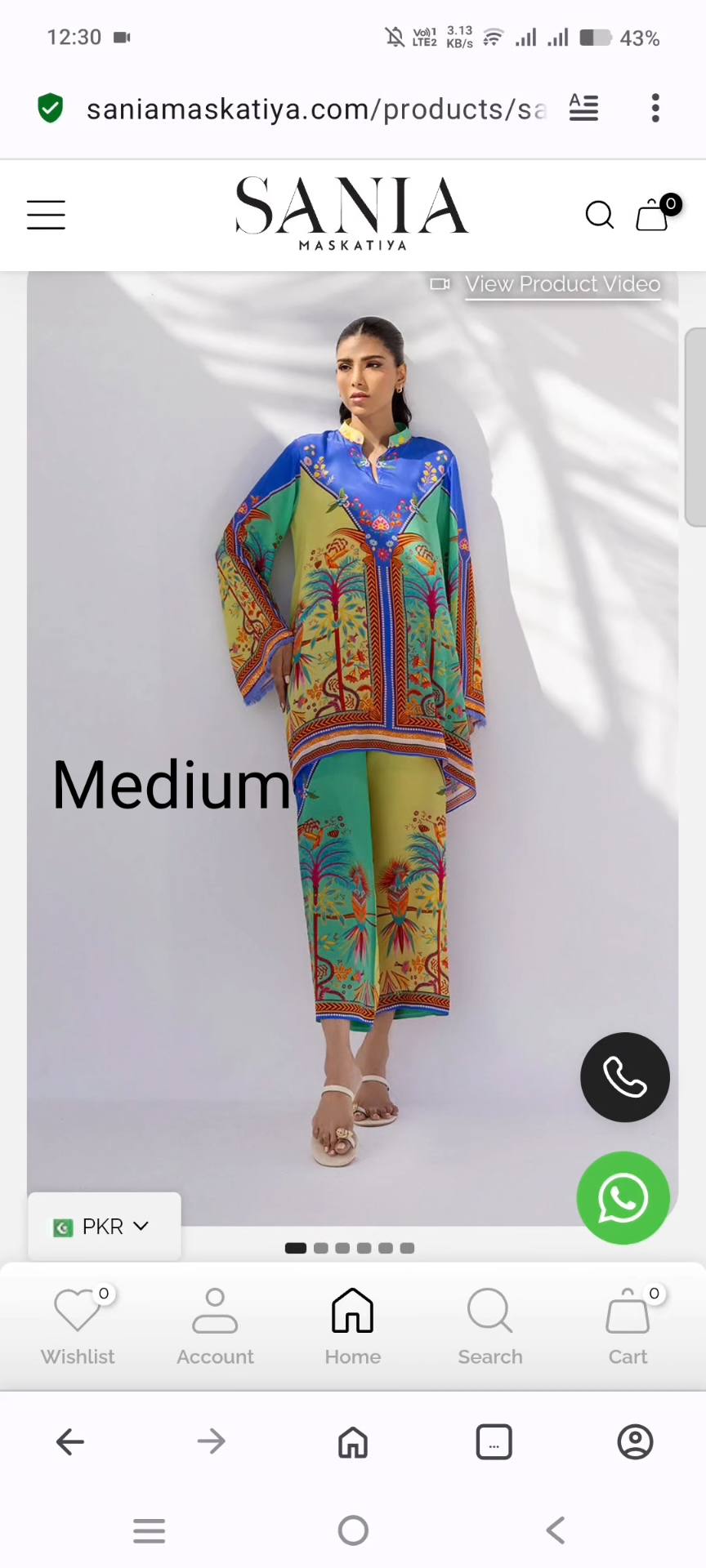 🥳 Biggest Sale Ameero Waly Stitch Suit M-6113  International Designer (Sania Maskatiya) Stitch co-ord set Crepe Summer Dorria  Lawn 2pc   (Women Size (Length 32 & Chest 21)