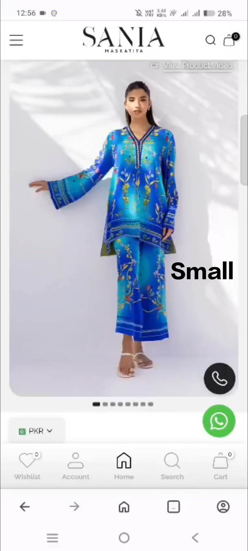 🥳 Biggest Sale Ameero Waly Stitch Suit M-6111  International Designer (Sania Maskatiya) Stitch co-ord set Crepe Summer Dorria  Lawn 2pc   (Women Size (Length 32 & Chest 20)