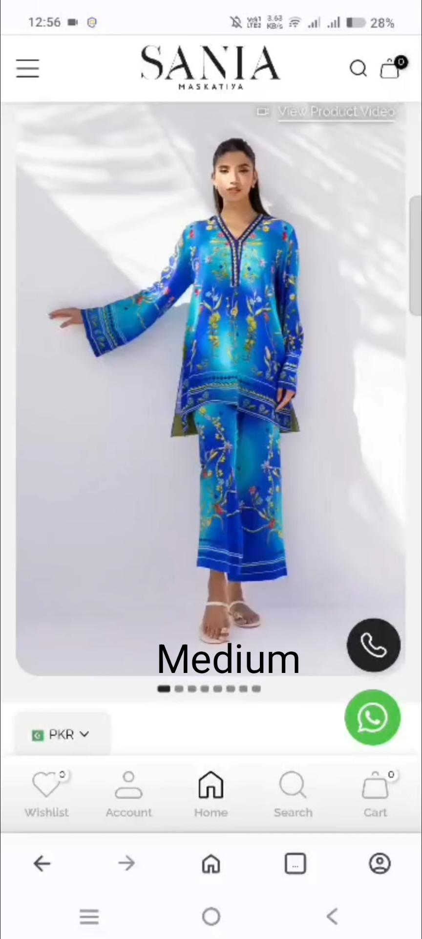 🥳 Biggest Sale Ameero Waly Stitch Suit M-6111  International Designer (Sania Maskatiya) Stitch co-ord set Crepe Summer Dorria  Lawn 2pc   (Women Size (Length 32 & Chest 21)