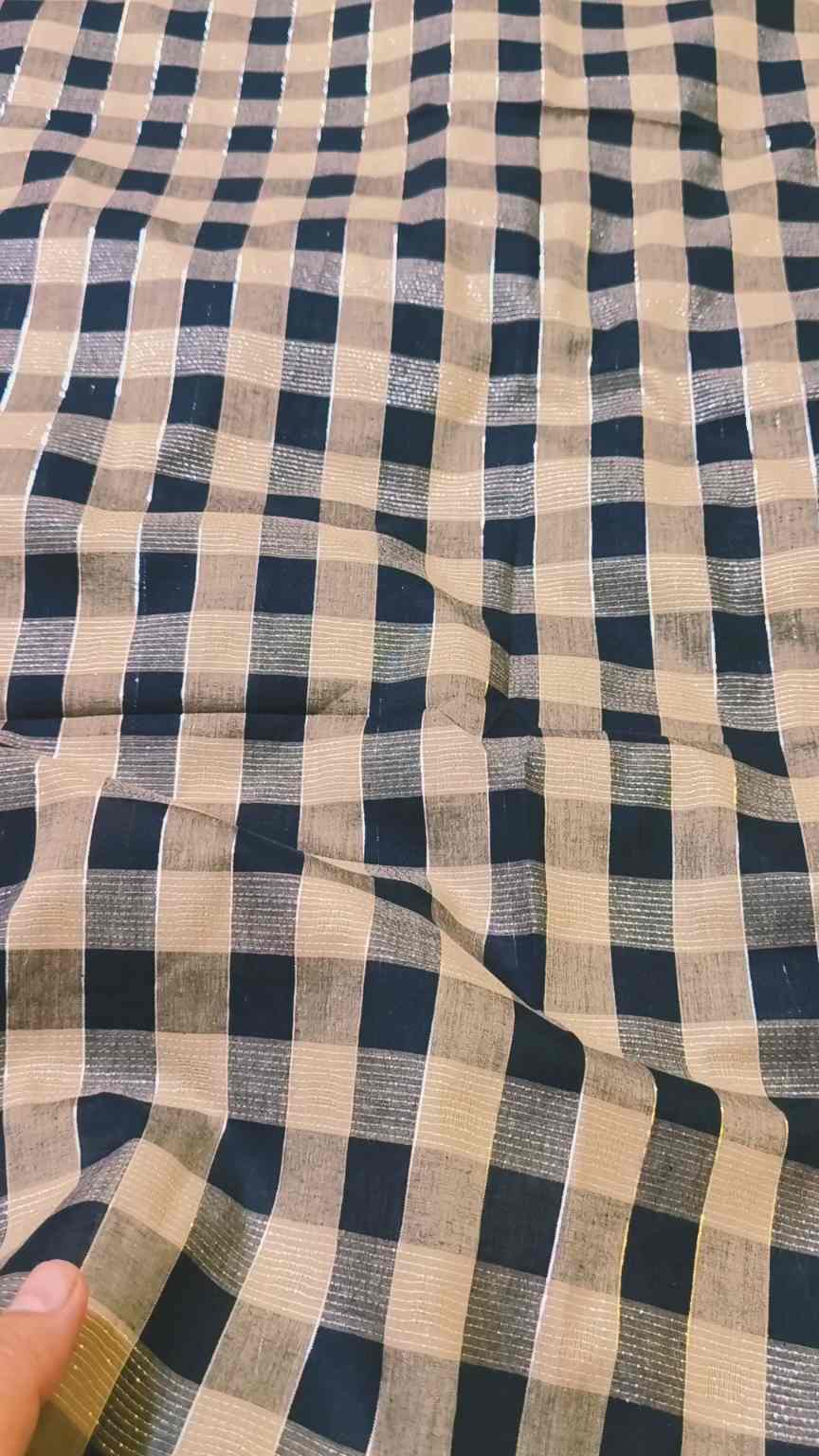 🥳 Sale Sale. M-694  Imported Most Luxurious Check-Base Dorria Pure Summer ⛱️ Lawn Same print Shirt & Truzer 2pc