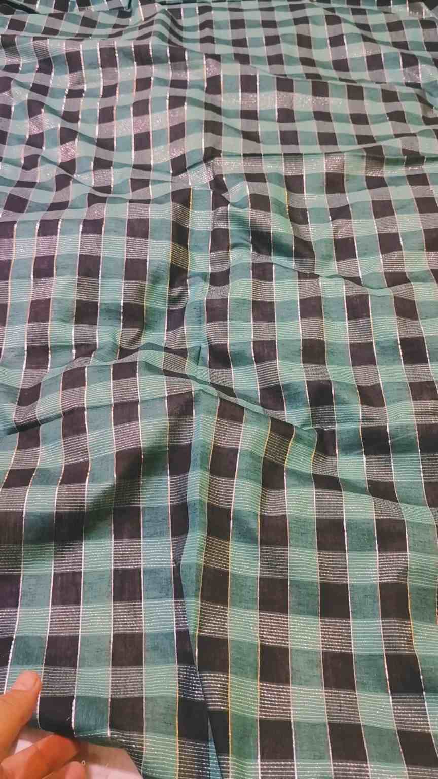 🥳 Sale Sale. M-692  Imported Most Luxurious Check-Base Dorria Pure Summer ⛱️ Lawn Same print Shirt & Truzer 2pc