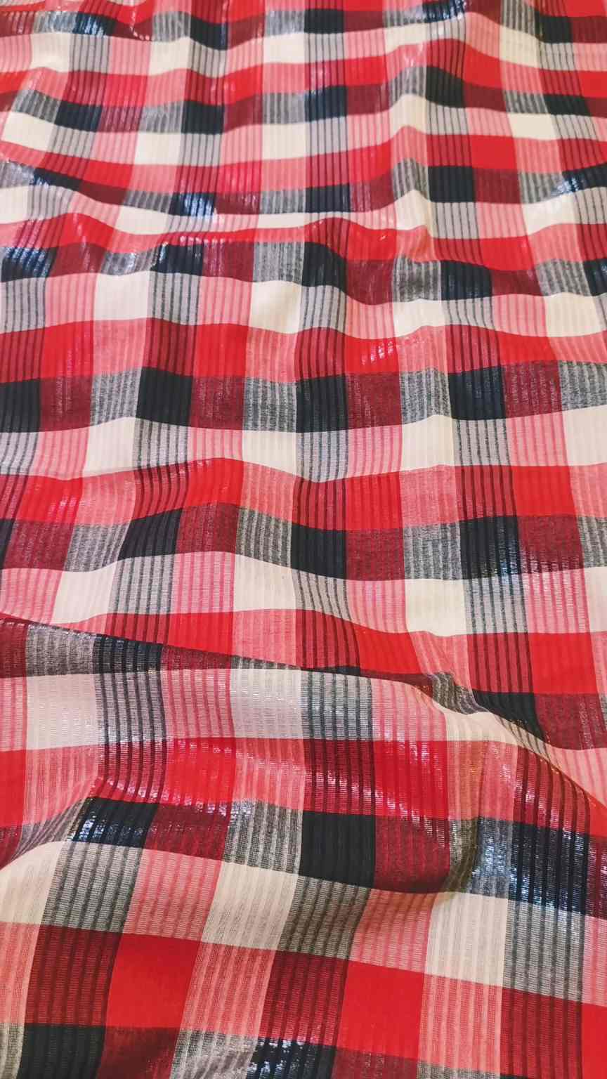 🥳 Sale Sale. M-691  Imported Most Luxurious Check-Base Dorria Pure Summer ⛱️ Lawn Same print Shirt & Truzer 2pc