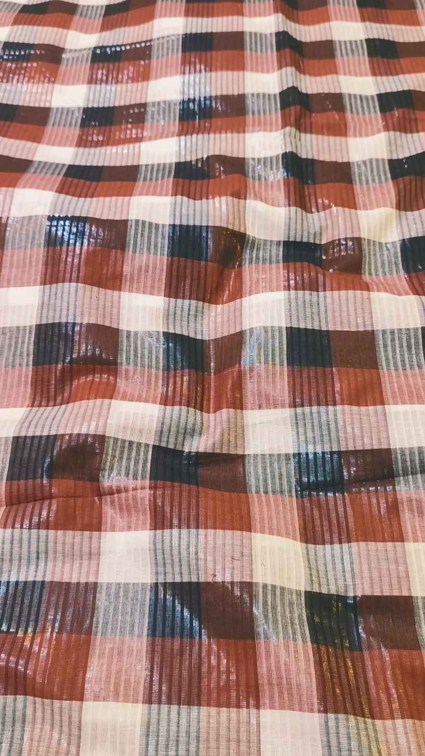 🥳 Sale Sale. M-689  Imported Most Luxurious Check-Base Dorria Pure Summer ⛱️ Lawn Same print Shirt & Truzer 2pc