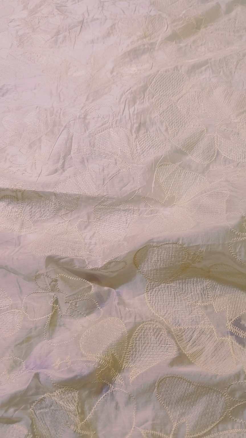 🥳 Sale Sale M-740  Imported ChickenKari Embroidery In High quality Silky Lawn only shirt