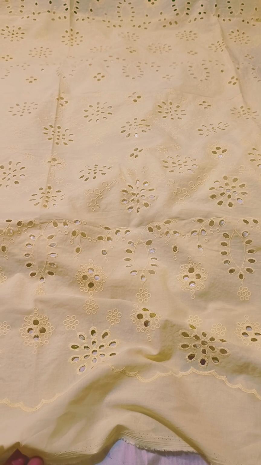 🥳 Sale Sale M-739 Imported Shiffli ChickenKari Embroidery Pure Summer ⛱️ Lawn only shirt