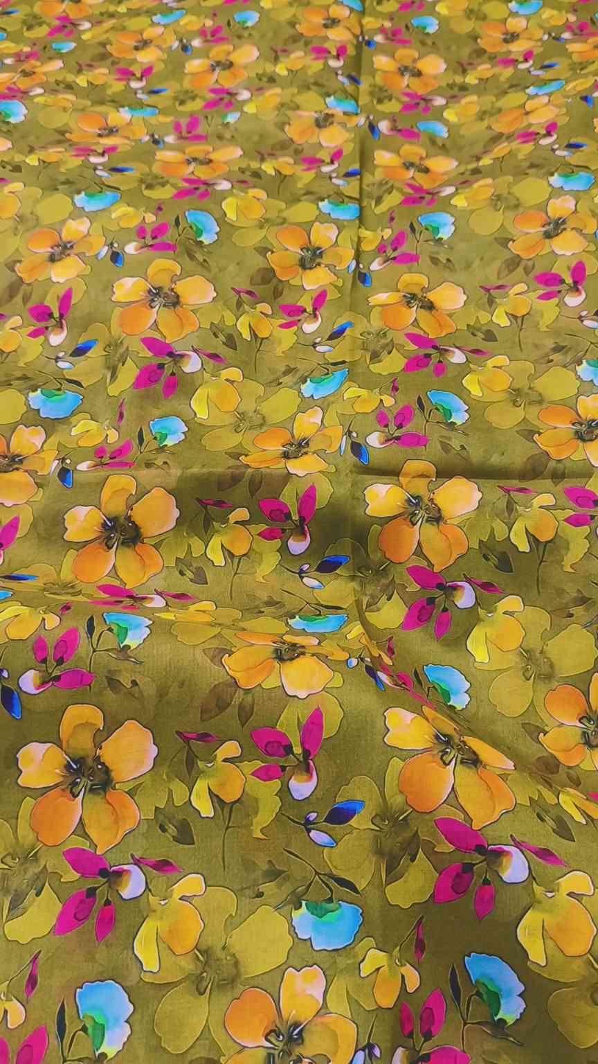 🥳 New Arrivals M-854  Imported Digital  Pure Summer ⛱️ Lawn Same print Shirt & Truzer 2pc