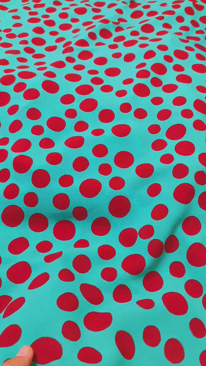 🥳 Sale Sale M-865   Imported Digital Korean Georgette Same print Shirt & Truzer 2pc