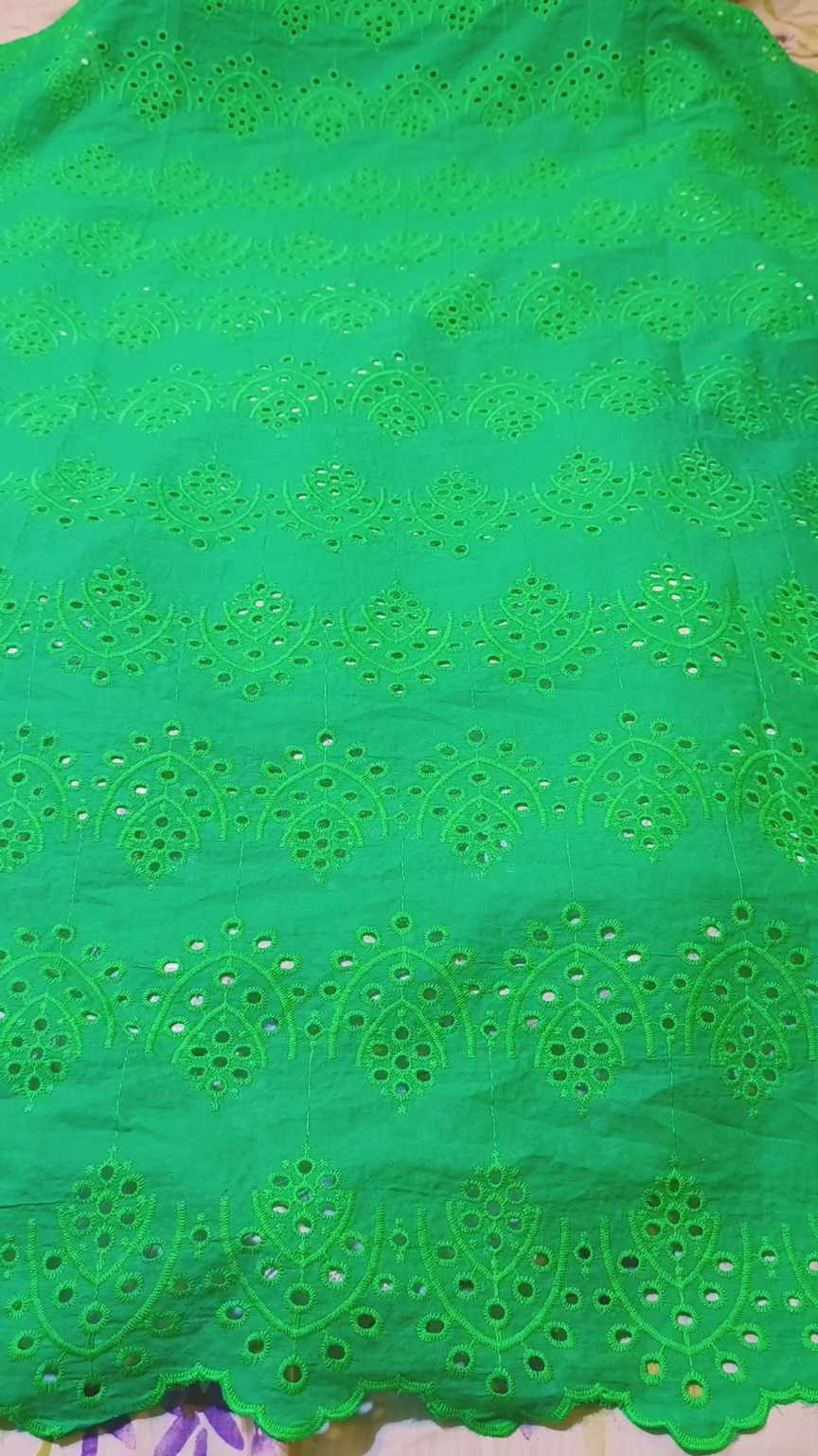 🥳 Sale Sale M-873   Imported Shiffli Korean ChickenKari Embroidery Pure Summer ⛱️ Lawn only shirt