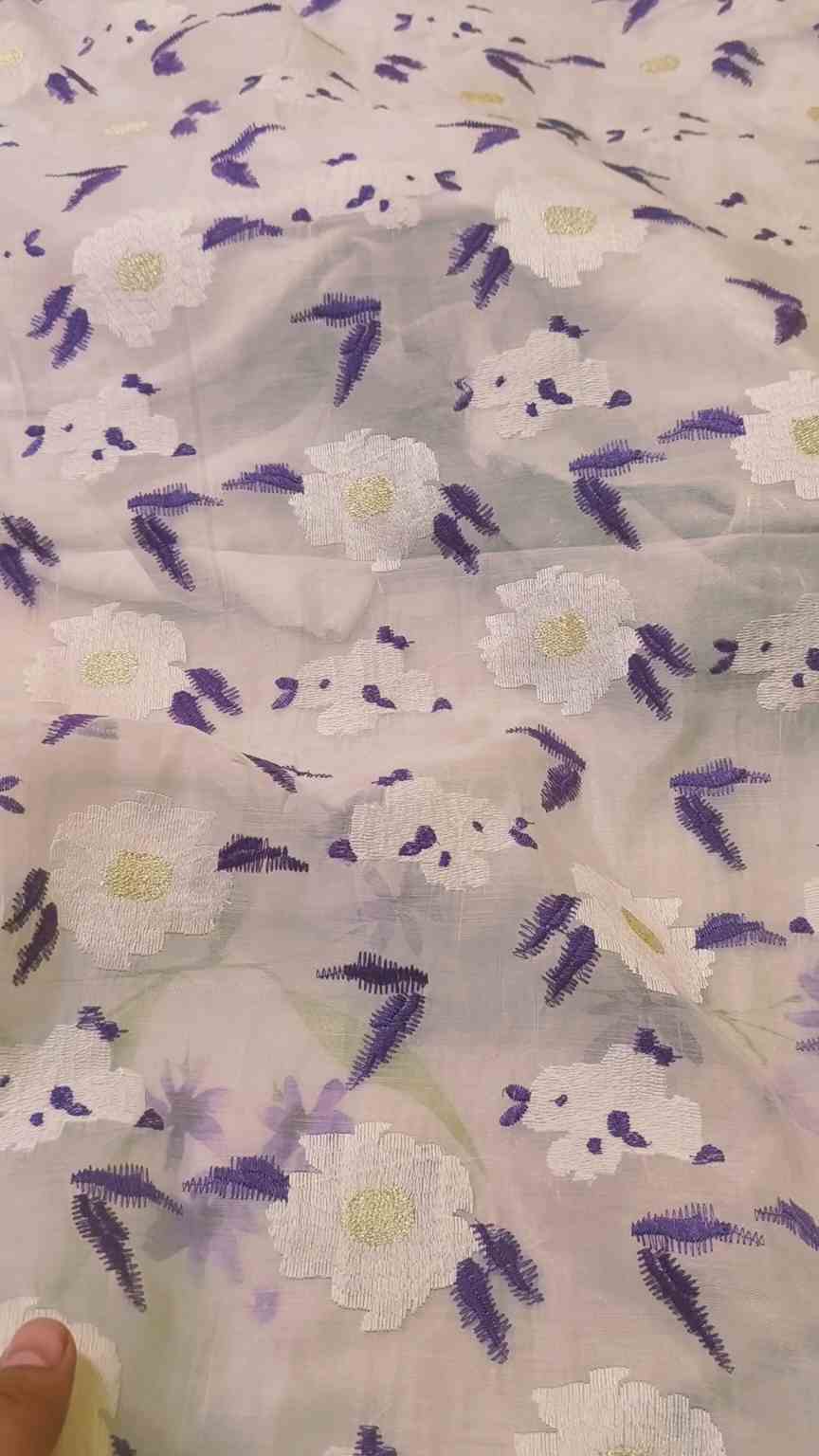 🥳 Sale Sale M-903. Imported Organza 3-D Jacquard Shirt