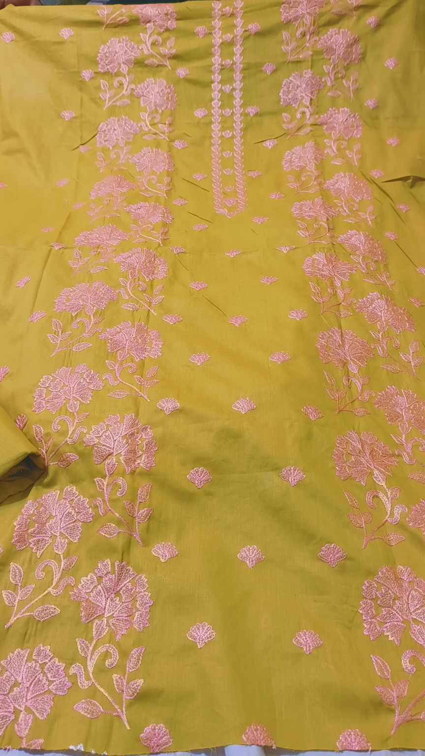 🥳 Sale Sale M-884  Imported Bareezy Embroidery Lawn Shirt & Trouser 2pc