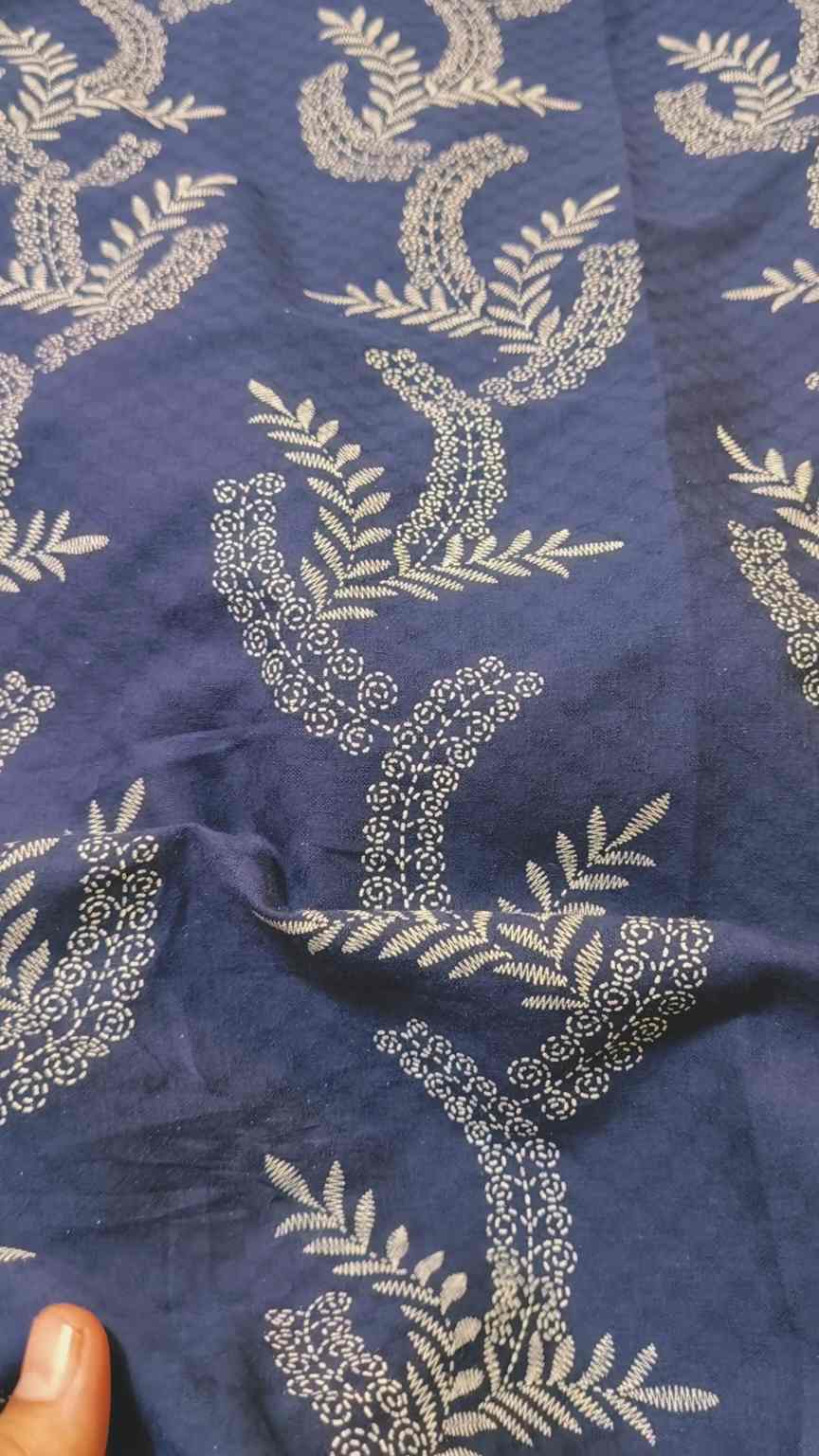 🥳 Sale Sale M-926  Imported Summer ⛱️ Broshia Lawn Same print Shirt & Truzer 2pc