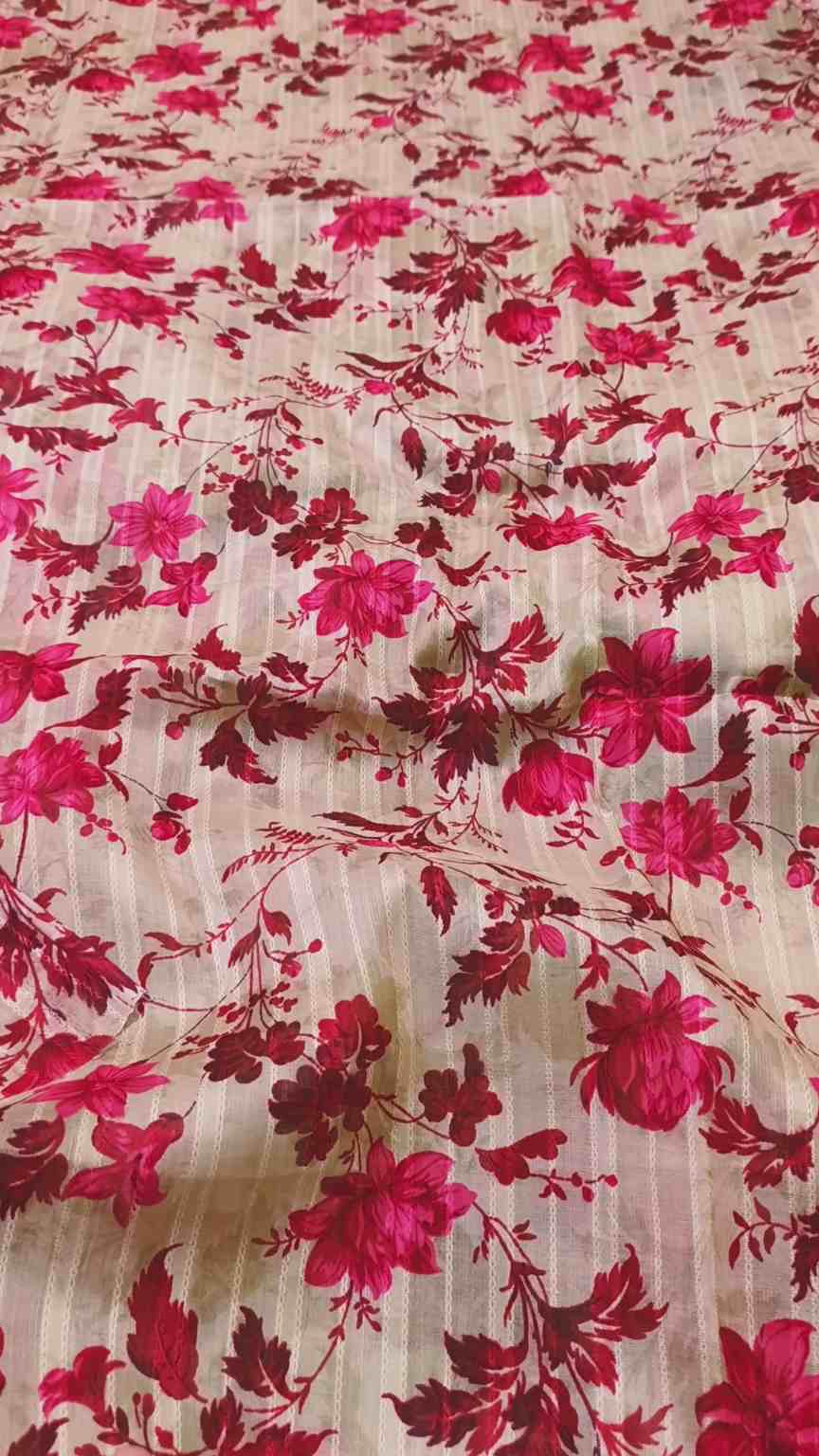 🥳 New Arrivals M-917 Imported Luxury Digital  Dorria Pure Summer ⛱️ Lawn Same print Shirt & Truzer 2pc