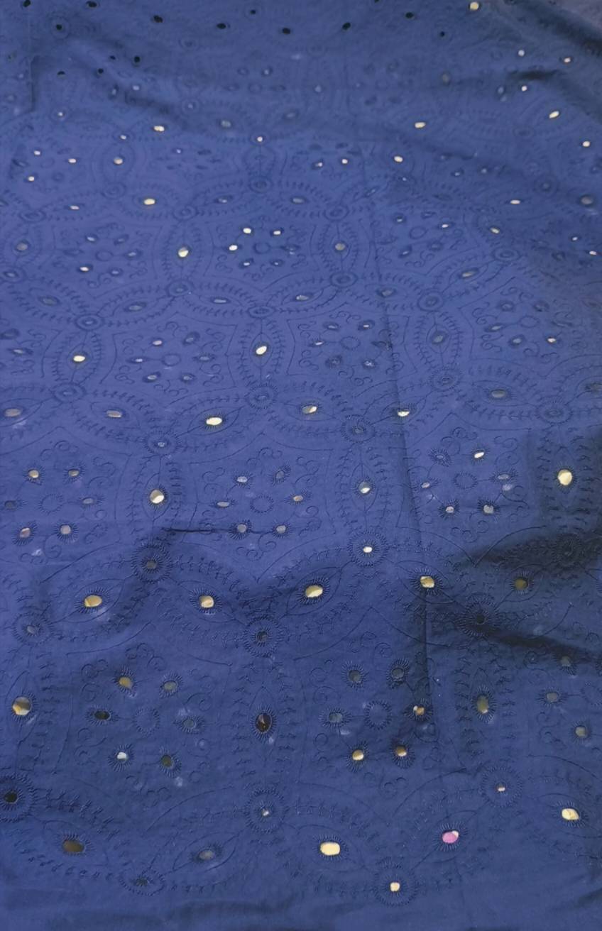 🥳 Sale Sale M-908 Imported Shiffli ChickenKari Embroidery Pure Summer ⛱️ Lawn only shirt