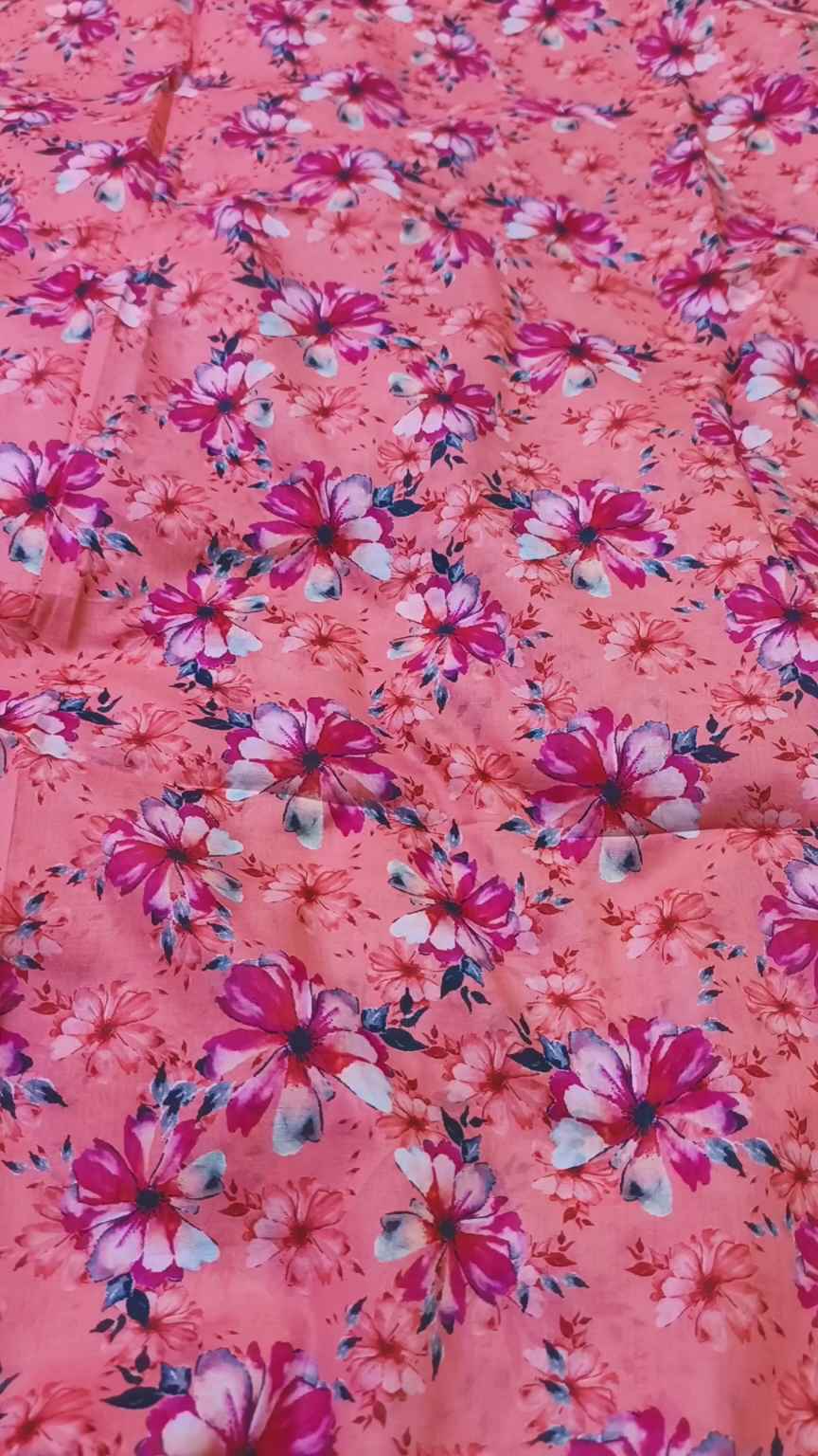 M-975  Imported Digital Pure Summer ⛱️ Lawn Same print Shirt & Truzer 2pc