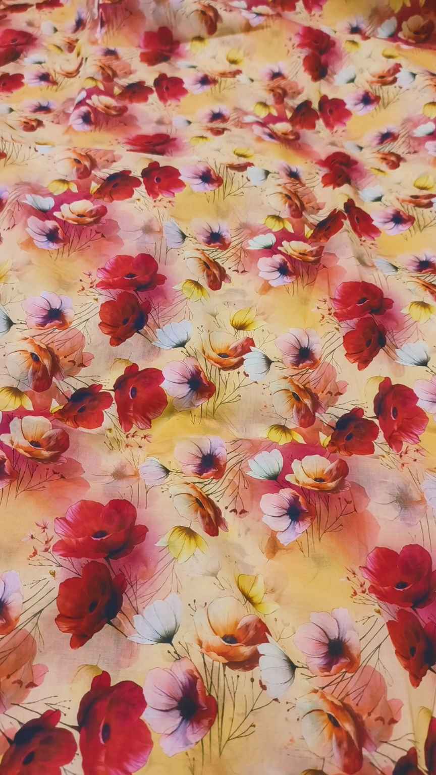 M-972  Imported Digital Pure Summer ⛱️ Lawn Same print Shirt & Truzer 2pc