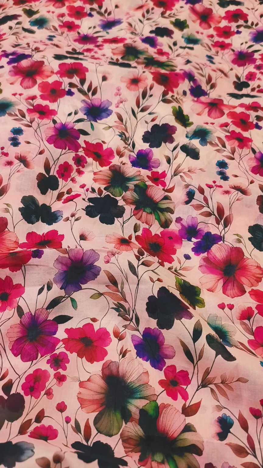 M-970  Imported Digital Pure Summer ⛱️ Lawn Same print Shirt & Truzer 2pc