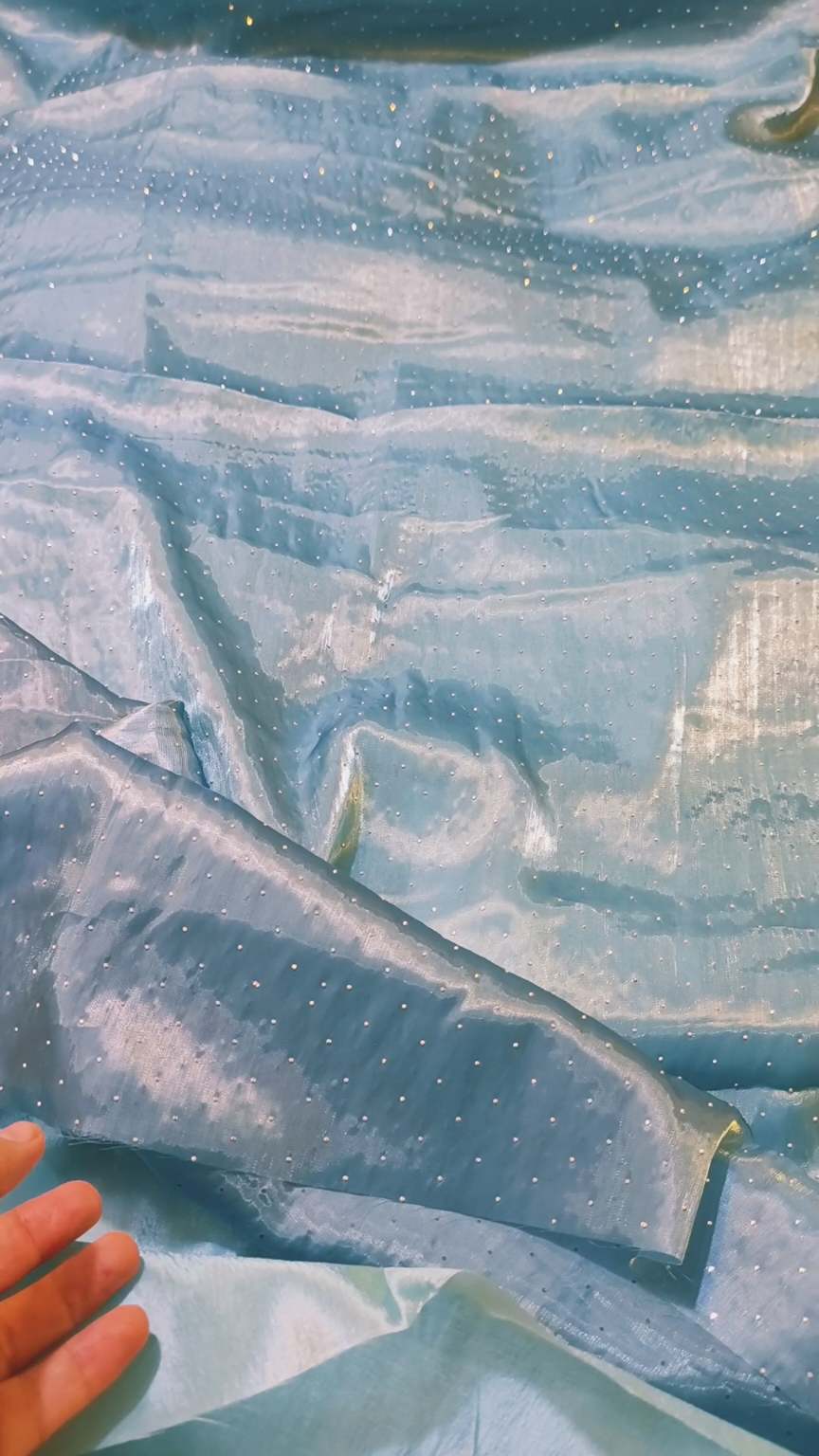 🥳 Sale Sale M-964 Imported High quality Silky Organza nags ki chen Shirt &  Kattan Silk inner with trouser