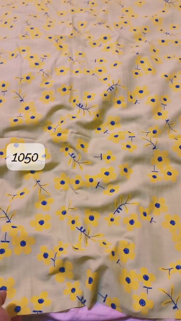 🥳 Sale Sale M-104m50  Imported Summer ⛱️ Broshia Soft Cotton Same print Shirt & Truzer 2pc