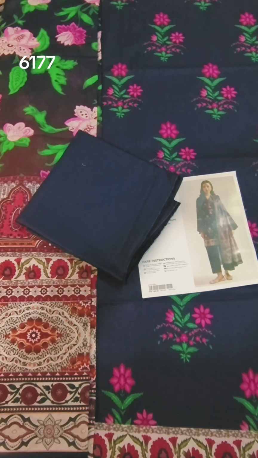 Sale Sale M-6177   Branded Ethnc 3 Pc Lawn suit with packing