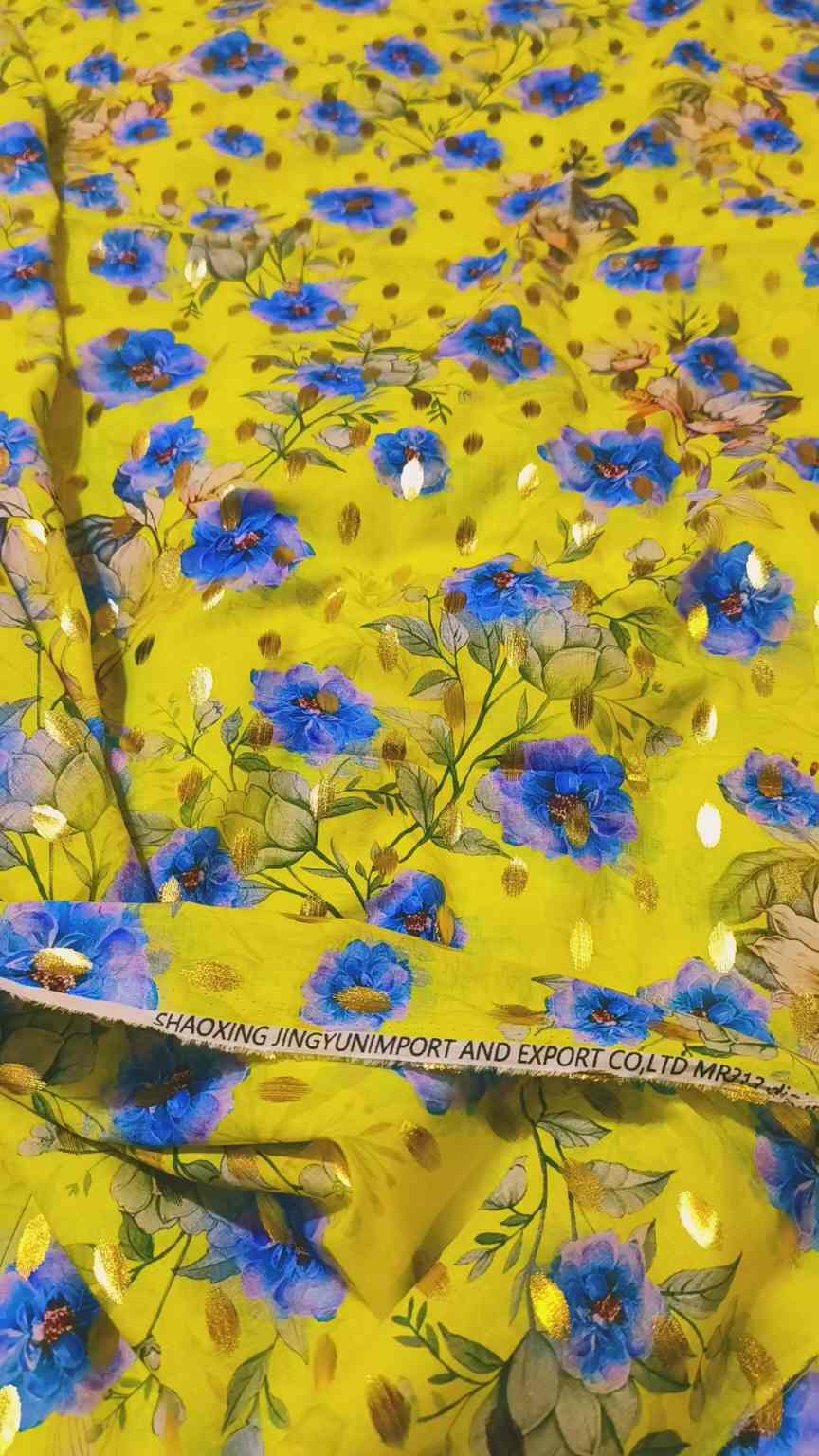 🥳 Sale Sale M-1066 imported Digital Gold Zaree Bunch Pure summer  🏝️ Lawn Same print Shirt & Truzer 2pc