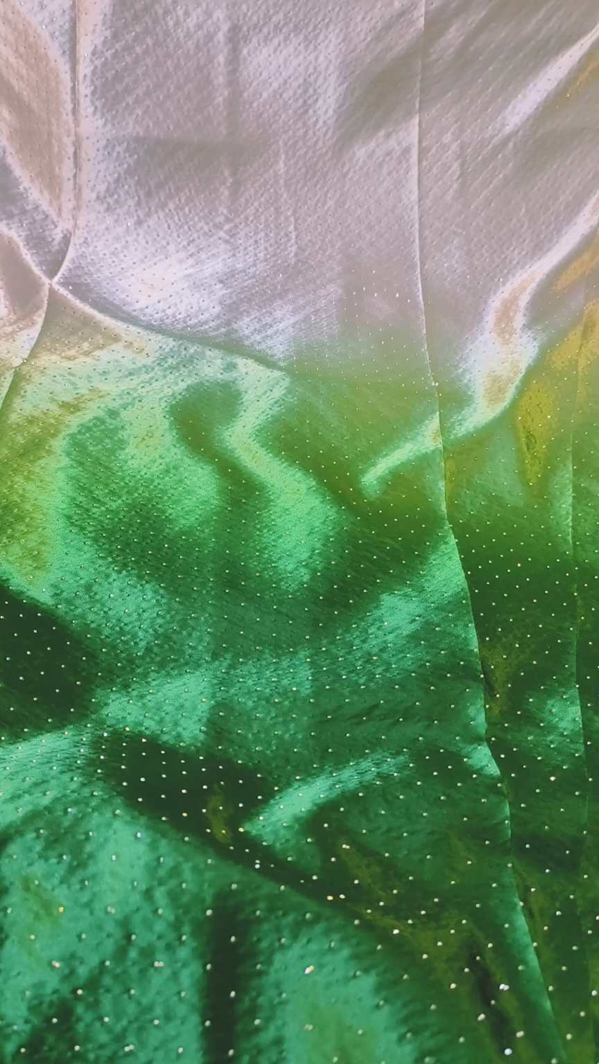 🥳Sale Sale M-1135  Imported Fancy Nago wali chen shisha Silk Shirt & Kattan silk Truzer 2pc