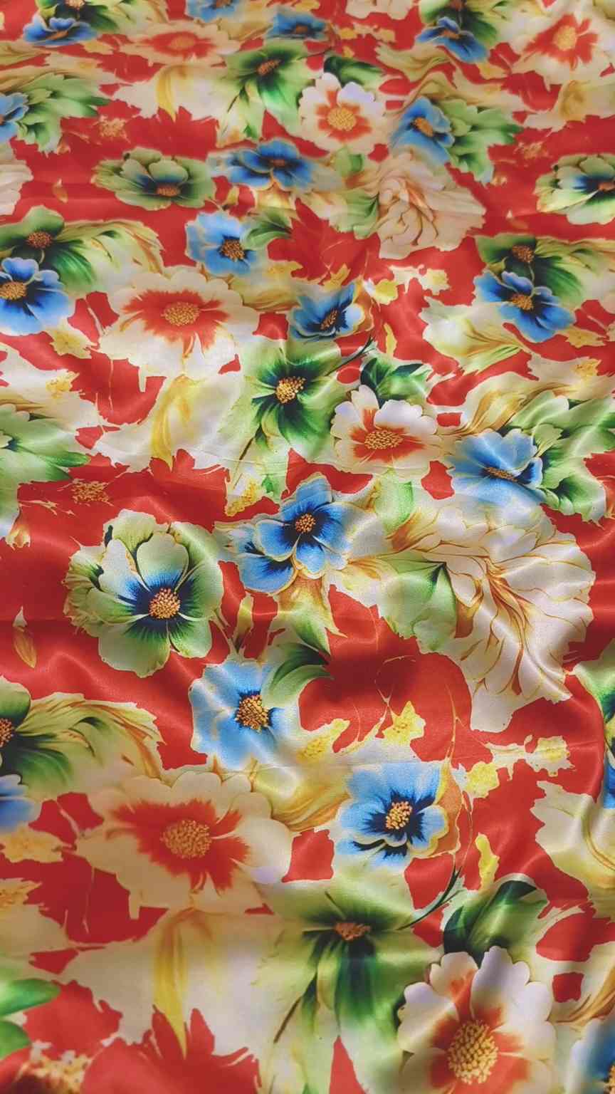 🥳 Sale Sale M-1126  imported Summer korean 🏝️ Shisha Silk Same print Shirt & Truzer 2pc