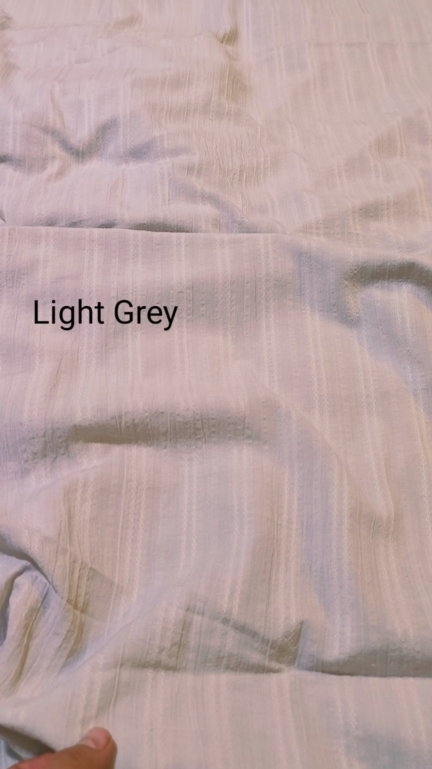 Gents Suit M-773  Light Grey Color mported Dorria Self Design Soft Cotton Men Suiting
