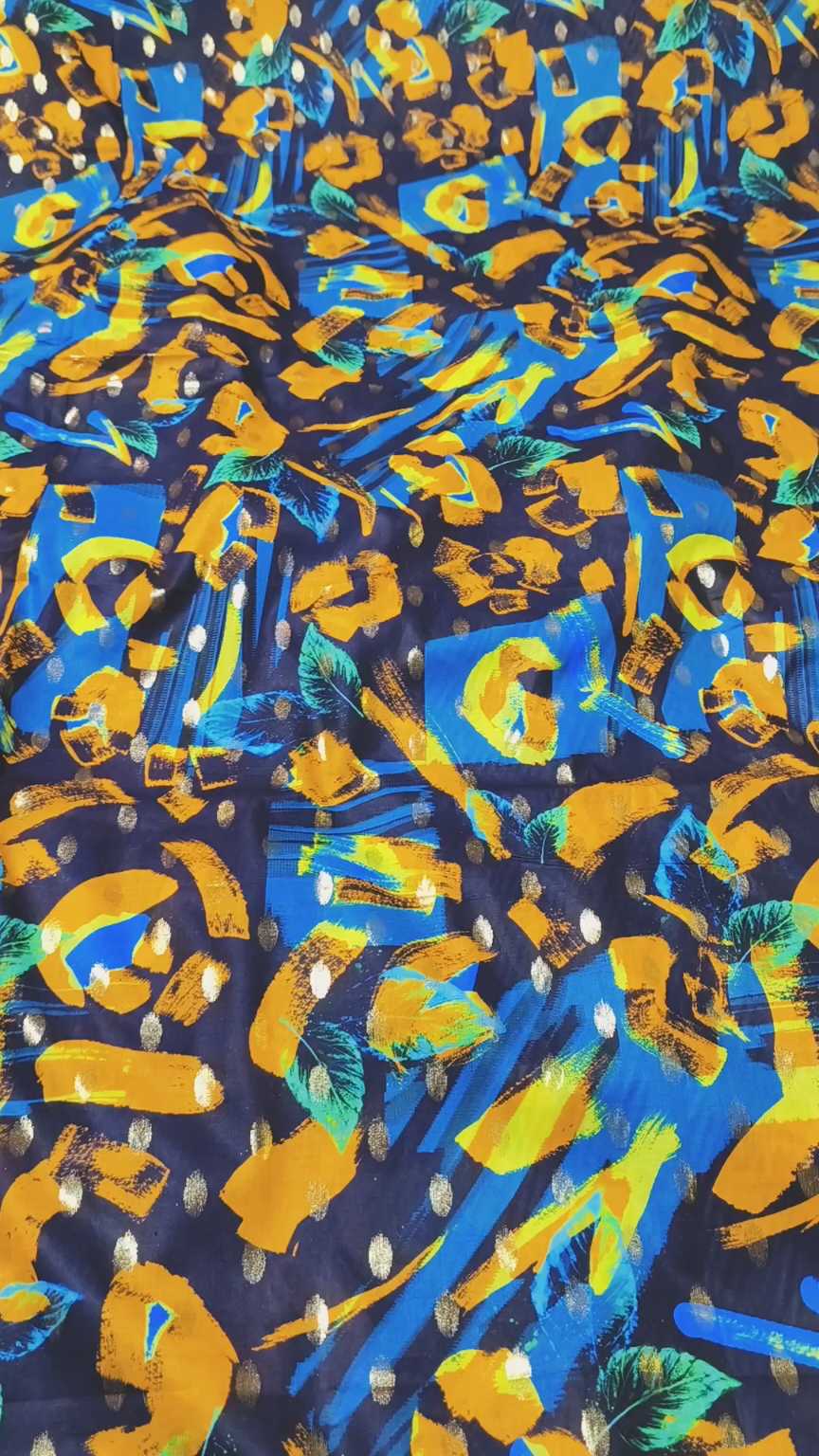 M-750  Imported Luxury Digital Zaree Bunch Pure ⛱️ Summer Lawn Same print Shirt & Truzer 2pc