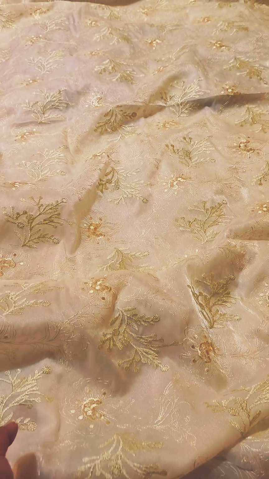 M-795  Imported Luxury Tilla work embroidery in high quality Summer ⛱️ unique Fancy Messori Stuff Same print Shirt & Truzer 2pc